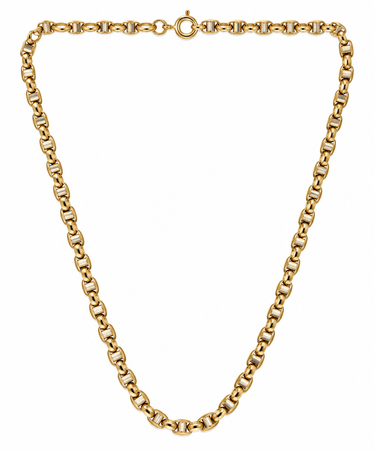 Collana in Oro Giallo 18 Kt Maglia Lavorata