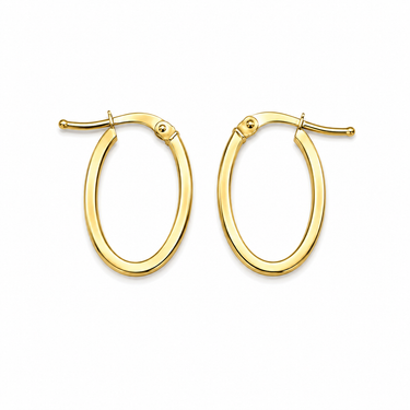 Orecchini a Cerchio Bicolore in Oro 18Kt – Eleganti e Moderni