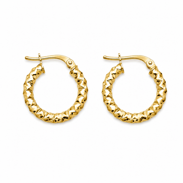 Orecchini a Cerchio in Oro Giallo 18Kt – Classici ed Eleganti