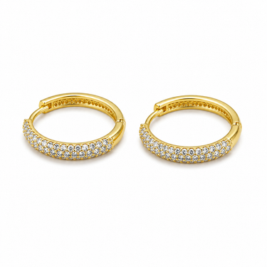 Orecchini a Cerchio in Oro 18Kt – Eleganti e Raffinati