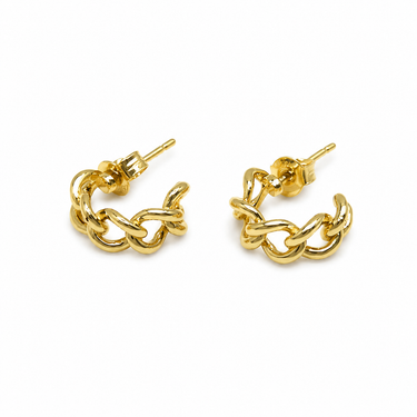 Orecchini a Cerchio in Oro Giallo 18Kt – Eleganti e Raffinati