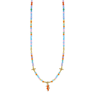 Collana Estiva Donna Con Ciondolo Cavalluccio Marino Nivy CARP1019#GO