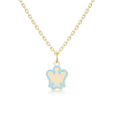 Collana oro Bambino con Angelo Azzurro