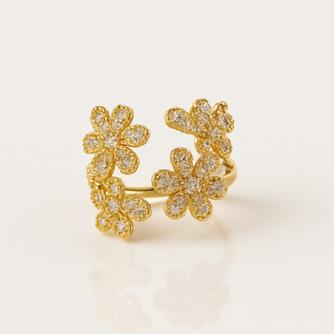 ✨ Anello “Fior di Brillì” – Argento 925 Regolabile