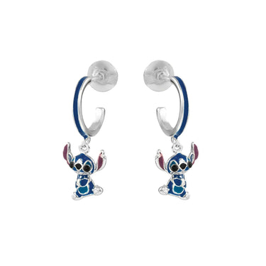 Orecchini pendenti Disney Stitch bambina in argento con pendente di Stitch ES00098SRHLCS
