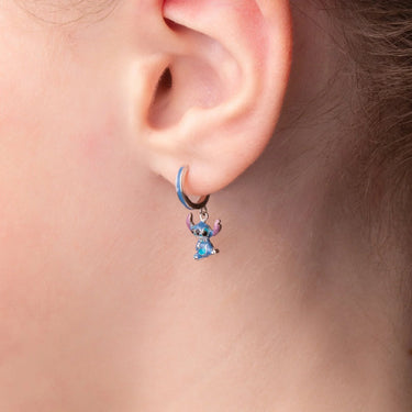 Orecchini pendenti Disney Stitch bambina in argento con pendente di Stitch ES00098SRHLCS