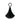 Bottiglia Vetro Shell Nero 25X10XH40CM Hervit 29508