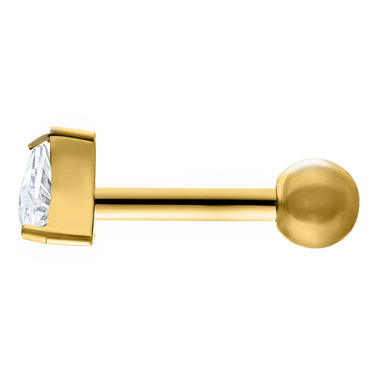 Earbarbell Crystal Triangle In Titanio Wildcat IBX0706GO