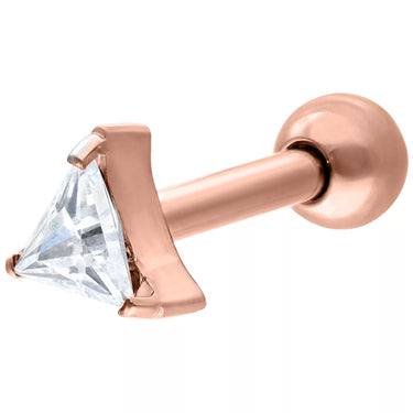 Earbarbell Crystal Triangle In Titanio Wildcat IBX0706RG