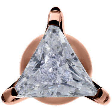 Earbarbell Crystal Triangle In Titanio Wildcat IBX0706RG