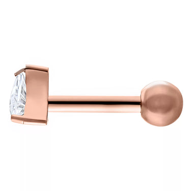 Earbarbell Crystal Triangle In Titanio Wildcat IBX0706RG