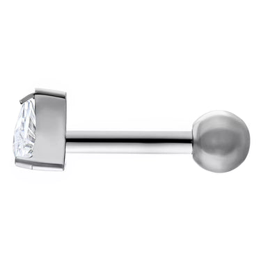 Earbarbell Crystal Triangle In Titanio Wildcat IBX0706SV