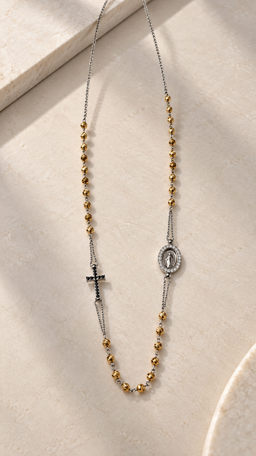 Collana Rosario Girocollo
