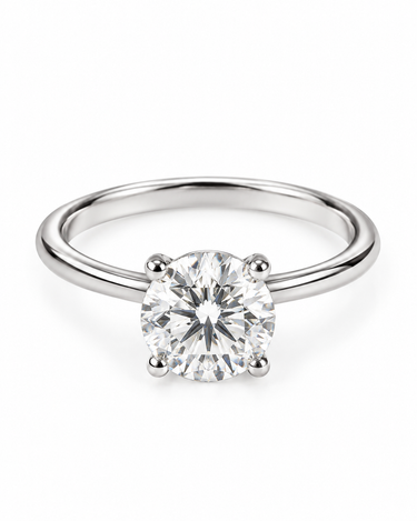 💍 Anello Big Solitario in Argento 925 Regolabile – Luminosa Icona di Eleganza ✨