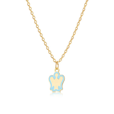 Collana oro Bambino con Angelo Azzurro