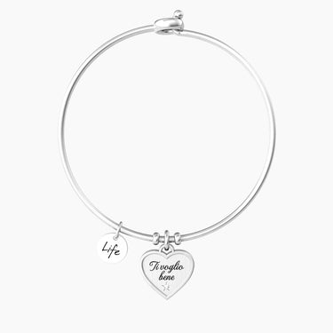 Bracciale Rigido Con Frase Ti Voglio Bene Kidult 732076