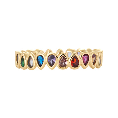 Anello Fantasia Golden Dream Placcato Oro Giallo Cristallo 1685720