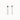 Orecchini Lunghi Placcati Argento Sterling Con Cristallo Verde Triangolare PEN0981VRDMTL0U