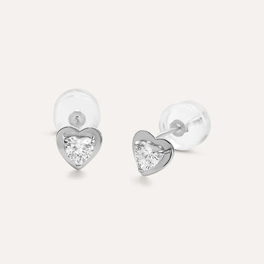 Orecchini Lobo Bon Ton Oro Bianco Cubic Zirconia 1400957