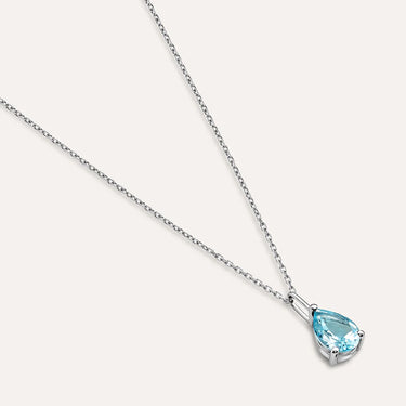 Collana Punto Luce Amélie Oro Bianco Topazio Stroili 1413217