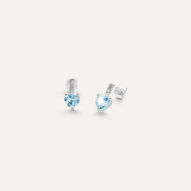 Orecchini Lobo Punto Luce Amélie Oro Bianco Topazio Cubic Zirconia Stroili 1413236