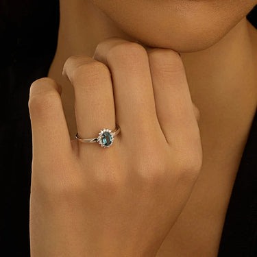 Anello Solitario Kate Amélie Oro Bianco Topazio Cubic Zirconia Stroili 1414427