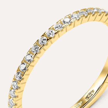 Anello Eternity Claire Oro Giallo Cubic Zirconia Stroili 1414744