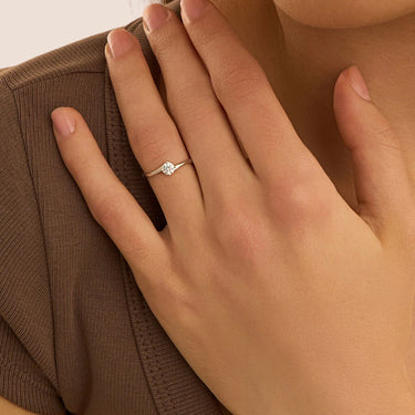 Anello Solitario Claire Oro Bianco Cubic Zirconia Stroili 1414964