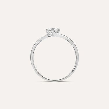 Anello Solitario Claire Oro Bianco Cubic Zirconia 1412179