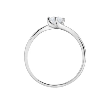 Anello Solitario Claire Oro Bianco Cubic Zirconia 1412179