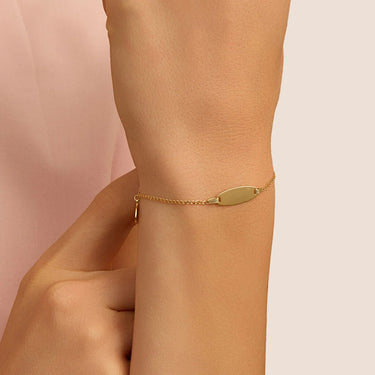 Bracciale Con Targhetta Holy Oro Giallo Stroili 1415994