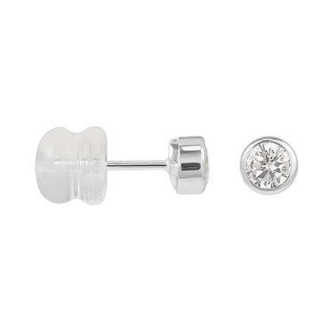 Orecchini Lobo Punto Luce Bon Ton Oro Bianco Cubic Zirconia Stroili 1425421