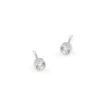 Orecchini Lobo Punto Luce Bon Ton Oro Bianco Cubic Zirconia Stroili 1425421