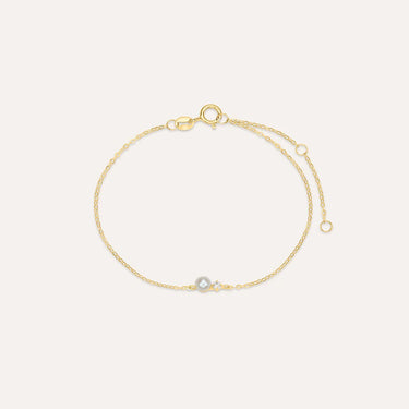 Bracciale Gabrielle Oro Giallo Perla D'Acqua Dolce Cubic Zirconia Stroili 1427103