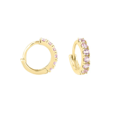 Orecchini A Cerchio Mon Petit Oro Giallo Cubic Zirconia 1428356