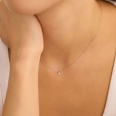 Collana Punto Luce Claire Oro Bianco Cubic Zirconia Stroili 1433826