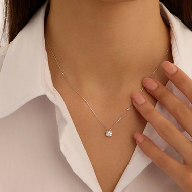 Collana Punto Luce Claire Oro Bianco Cubic Zirconia Stroili 1433828