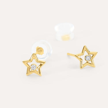 Orecchini Lobo Mon Petit Oro Bicolore Diamante Stroili 1436846