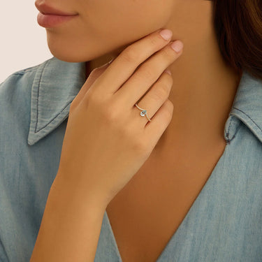 Anello Solitario Amélie Oro Giallo Topazio Cubic Zirconia Stroili 1437930