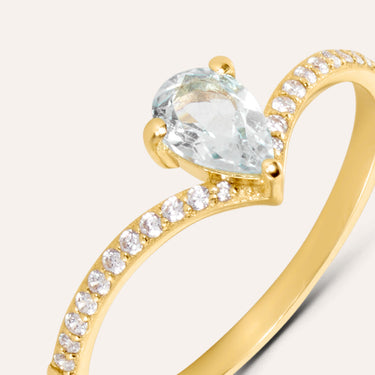 Anello Solitario Amélie Oro Giallo Topazio Cubic Zirconia Stroili 1437930