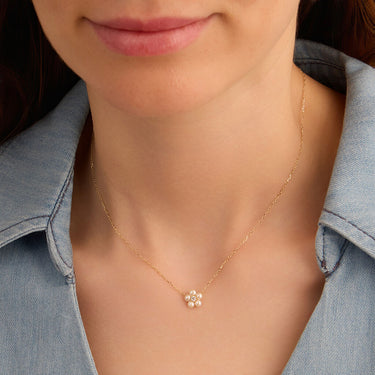 Collana Gabrielle Oro Giallo Perla D'Acqua Dolce Cubic Zirconia Stroili 1438013