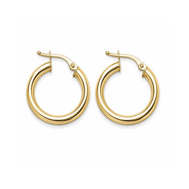 Orecchini a Cerchio in Oro Giallo 18Kt – Eleganti e Raffinati